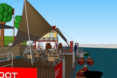 Hamburg, DEU, 10.10.2017: Entwurf fuer das Projekt BOOT an der Bille am Loeschplatz im Osterbrookviertel. Der Loeschplatz ist einer Gruenflaeche am Billebecken, am Ende des Hammer Deichs in Hamm Sued. Auf einer schwimmenden Anlage sollen ein Cafe, ein Biergarten, ein Kanuverleih und ein Platz fuer ein kulturelles Programm entstehen.

#BOOTHamburg #Osterbrooklyn #OBKLYN #OBKLYN17 #einBOOTfuerdieBille #WirHammSüd #Löschplatz #StefanMalzkorn #Malzkorn #Malzkornfoto #Malzkornsrocknroll

ACHTUNG HONORARPFLICHTIG – KEIN VERTRAGSFOTOGRAF

| Hamburg, GER, 10.10.2017: Urban improvement plan BOOT fuer die Billle showing a floating solution for the Loeschplatz in Hamm-Sued, a part of the city of Hamburg. Image taken from a 3D-Model-drawing|

[copyright: Stefan Malzkorn, Steinbeker Strasse 14, 20537 H a m b u r g, Tel.: +49-40-345402; www.malzkornfoto.de  malzkorn@malzkornfoto.de , Kontoverbindung bitte beim Fotografen erfragen - Banking Link: please get in touch with us for our banking details. www.freelens.com/clearing, Steuer-Nr: 42/152/01106 Finanzamt Hamburg am Tierpark, KSK-Nr. 39040963M007. Verwendung nur gegen Namensnennung, Honorar und Beleg - Presseveroeffentlichungen in DEU zzgl. 7% Mwst auf grundlage der MFM; bei Verwendung des Fotos ausserhalb journalistischer Zwecke bitte Ruecksprache mit dem Fotografen halten. Soweit nicht ausdruecklich vermerkt werden keine Modellfreigabe-, Eigentums-, Kunst- oder Markenrechte eingeraeumt. Die Nutzungen erfolgt ausschliesslich auf Grundlage meiner unter  www.malzkornfoto.de/webseite_neu/agbs/agb_dt.pdf einsehbaren Allgemeinen Geschaftsbedingungen (AGB)  publication only with royalty payment, credit line, and print sample. Unless especially stated: no model release, property release or other third party rigths available. No distribution without our written permission.] [#0,26,121#]