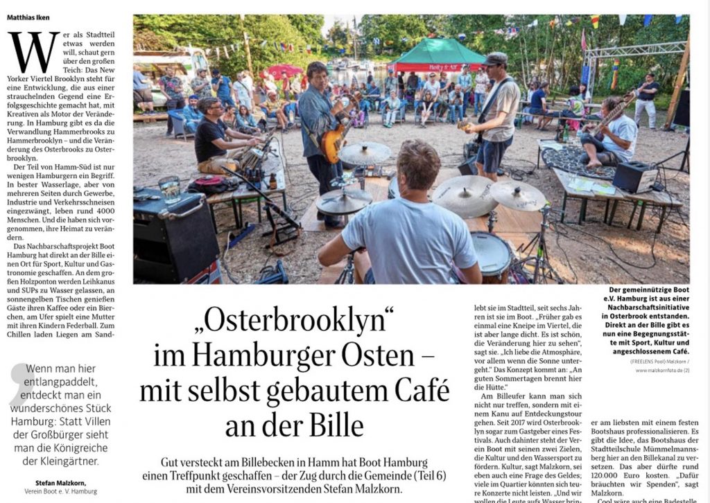 Osterbrooklyn im Hamburger Osten, Hamburger Abendblatt vom 11.04.2026Screenshot