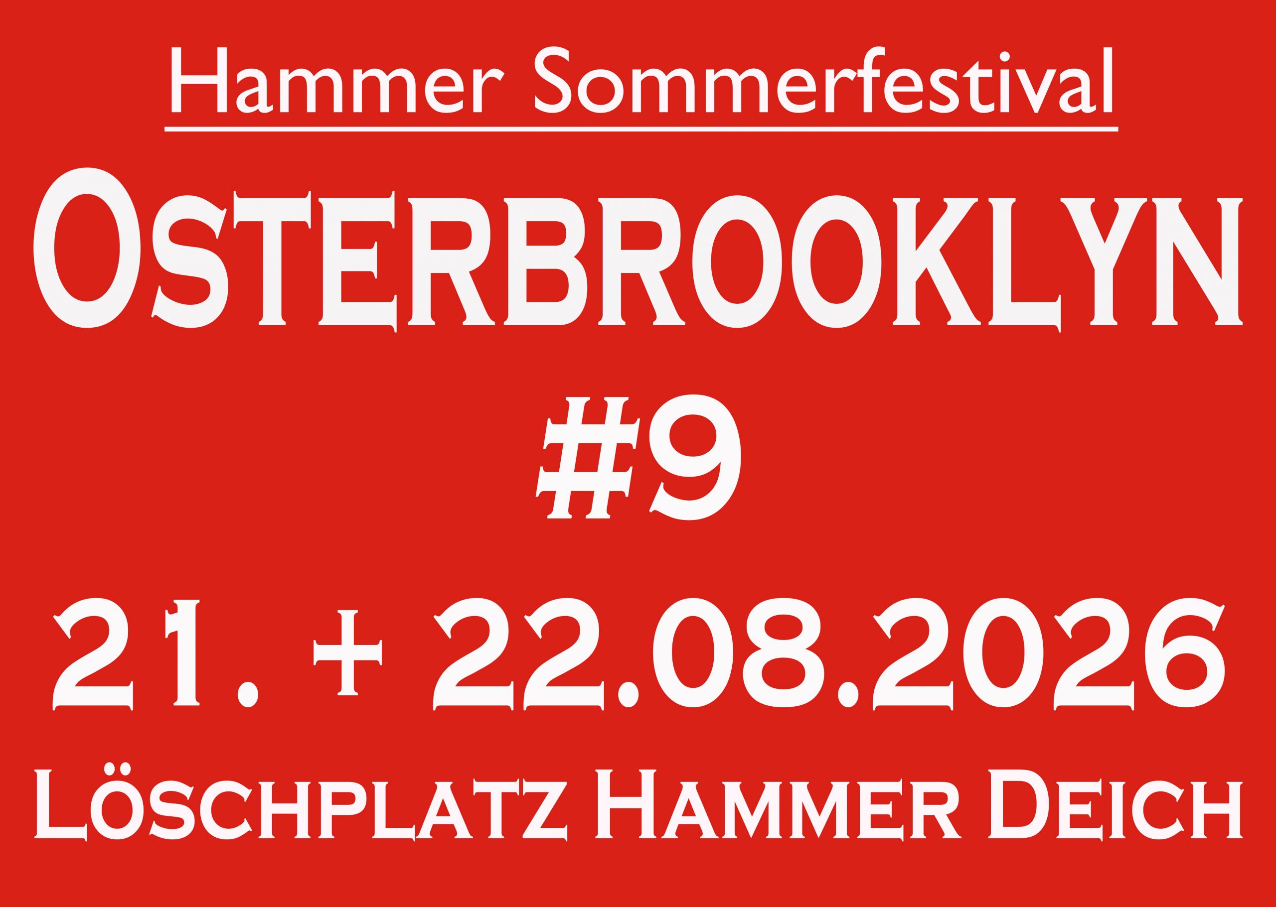 Osterbrooklyn 2026 Überkleber