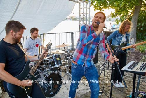 10.08.2019:  Kulturcafe BOOTsWagen, Rasenkonzert Rockband Hector. ©malzkornfoto #BOOTsWagen #listentohector  